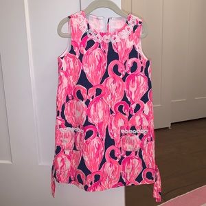 Lilly Pulitzer Via Amor (flamingoes) shift Size 6